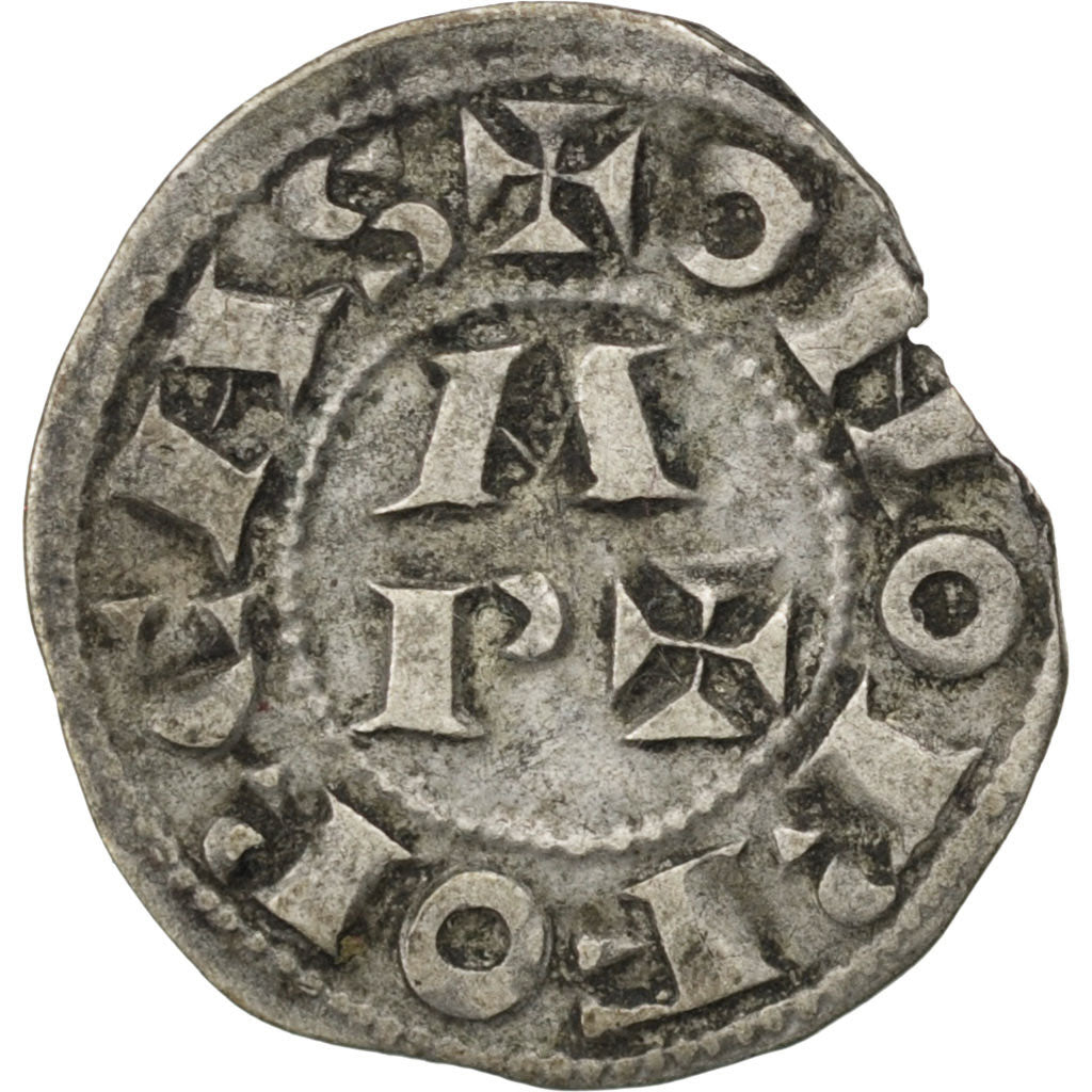 FRANCE, Obol, Morlaas, AU(50-53), Silver, 0.55