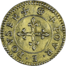 Francia, Denier à épouser, Collection Térisse, BB+, Vermeil, Terisse:D53