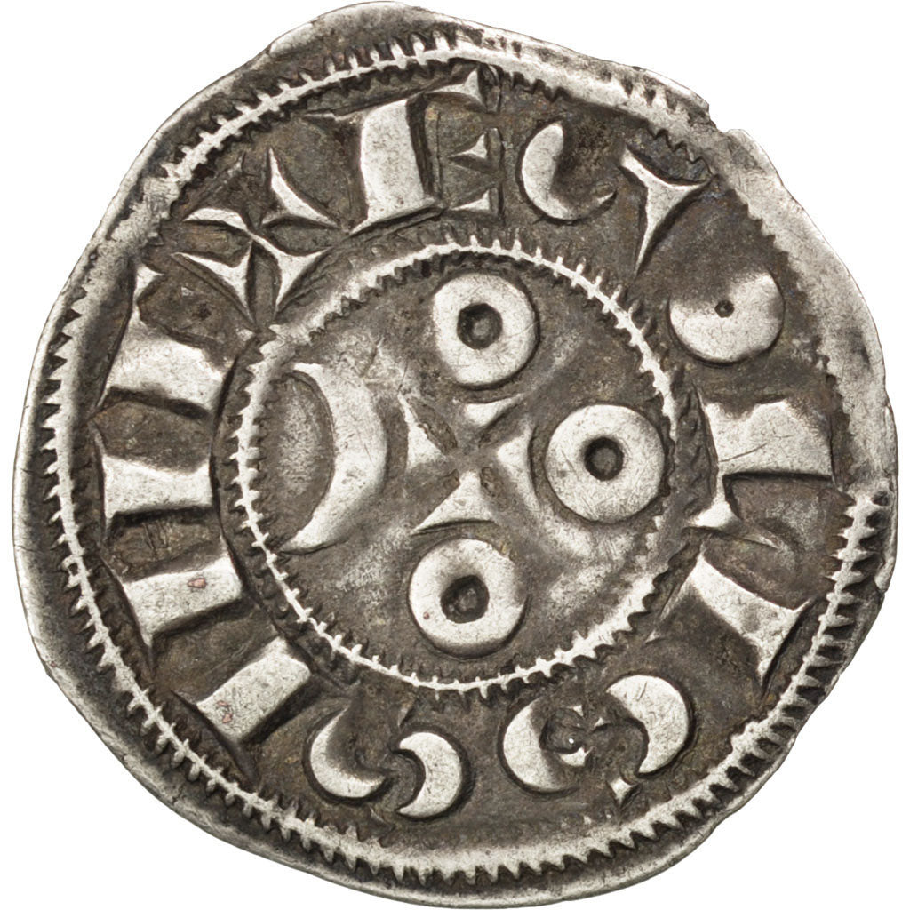 FRANCE, Denarius, AU(50-53), Silver, 0.80