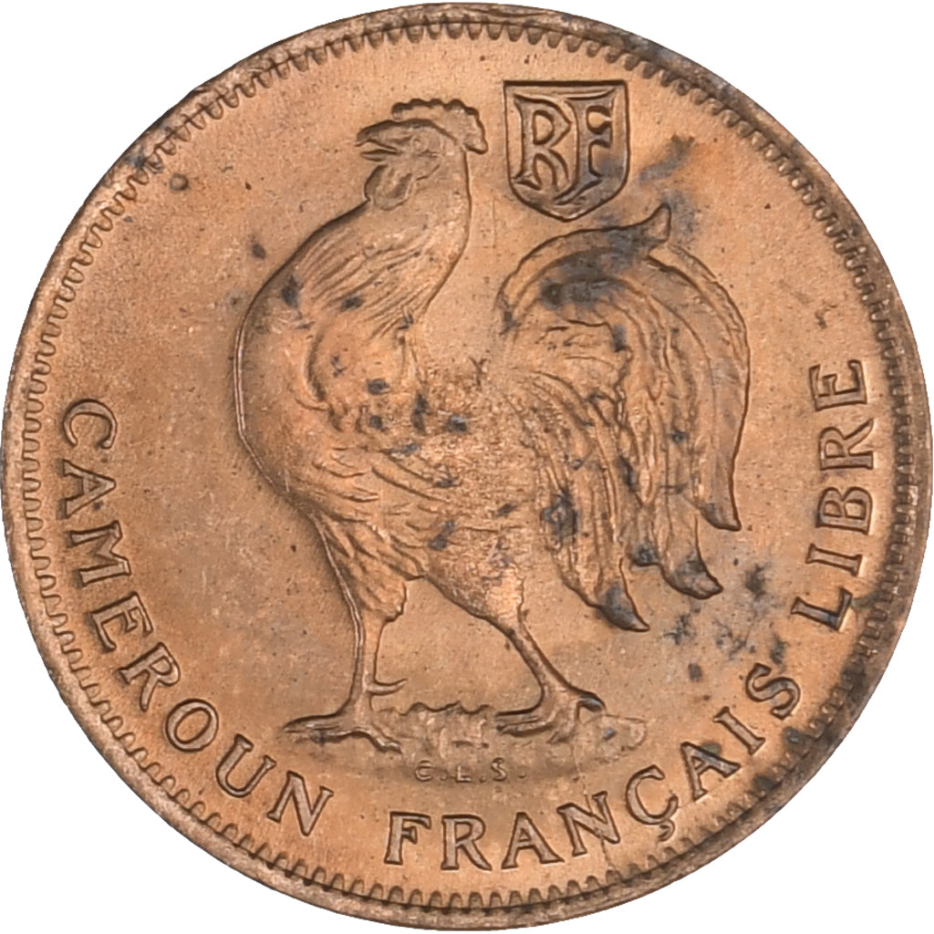 Coin, French Equatorial Africa, Cameroun, 50 Centimes, 1943, Pretoria