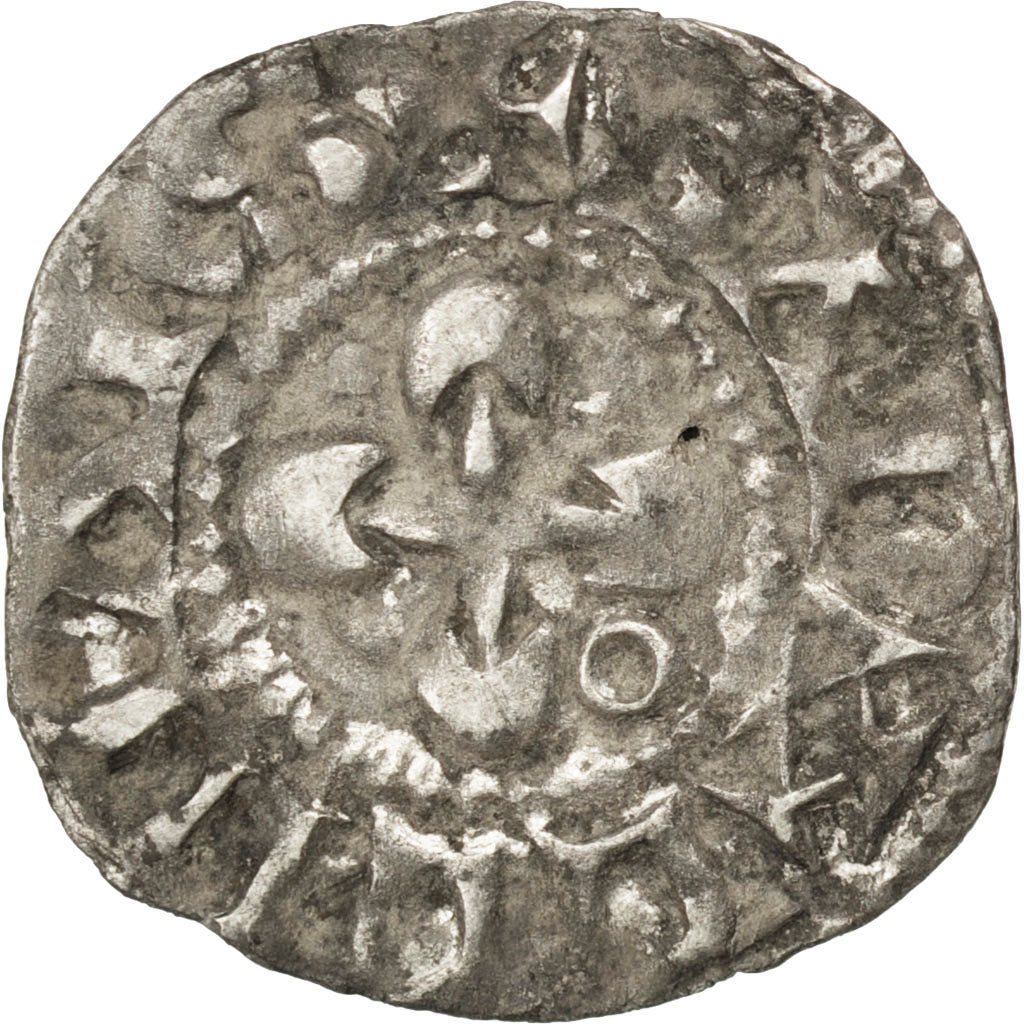 FRANCE, Denarius, Valence, EF(40-45), Silver, 0.92