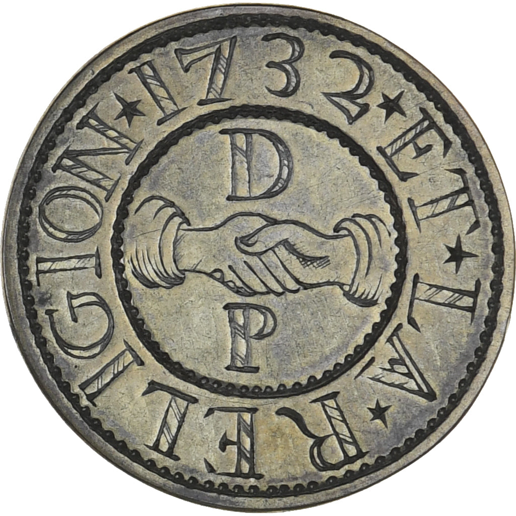 France, Denier à épouser, 1732, Collection Térisse, TTB+, Argent, Terisse: D131