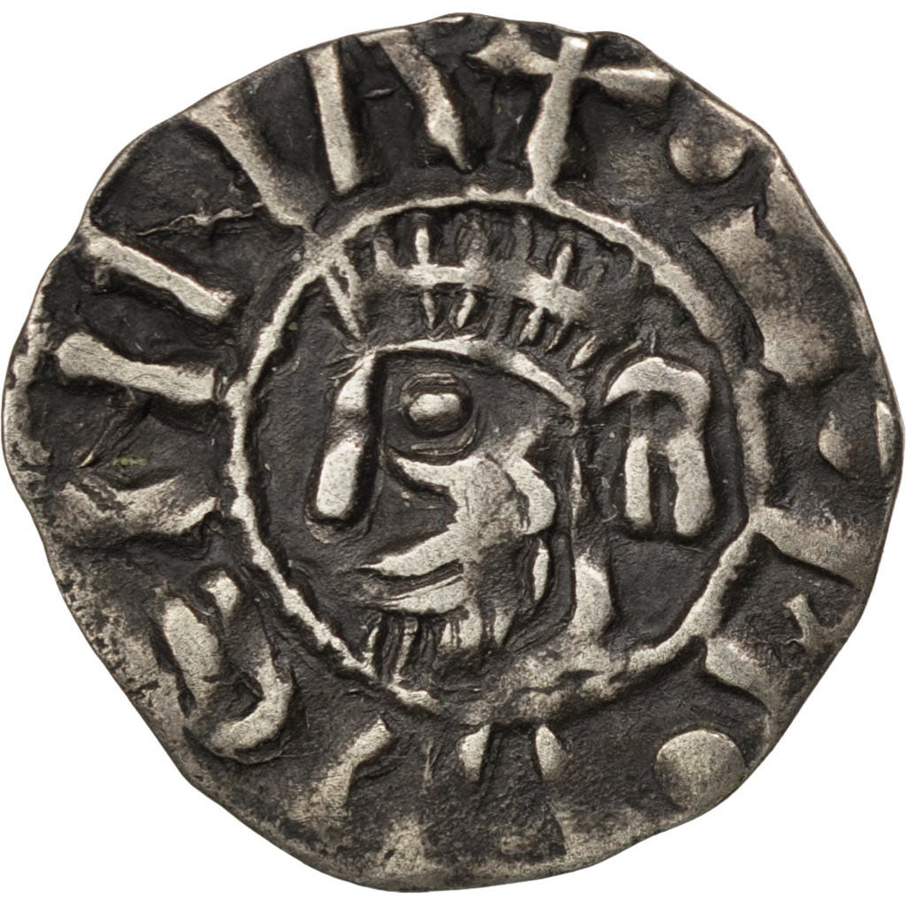 FRANCE, Denarius, Vienne, AU(50-53), Silver, 0.94
