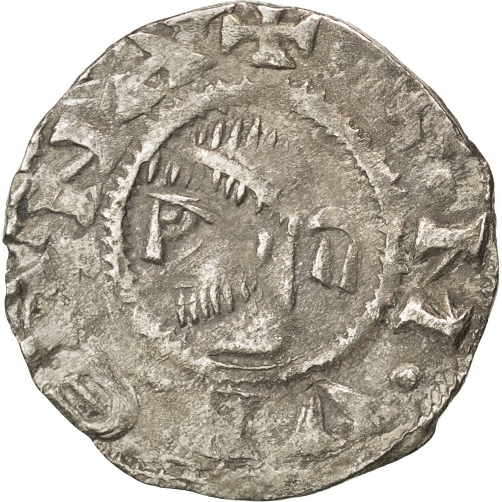 FRANCE, Denarius, Vienne, VF(30-35), Silver, 0.96