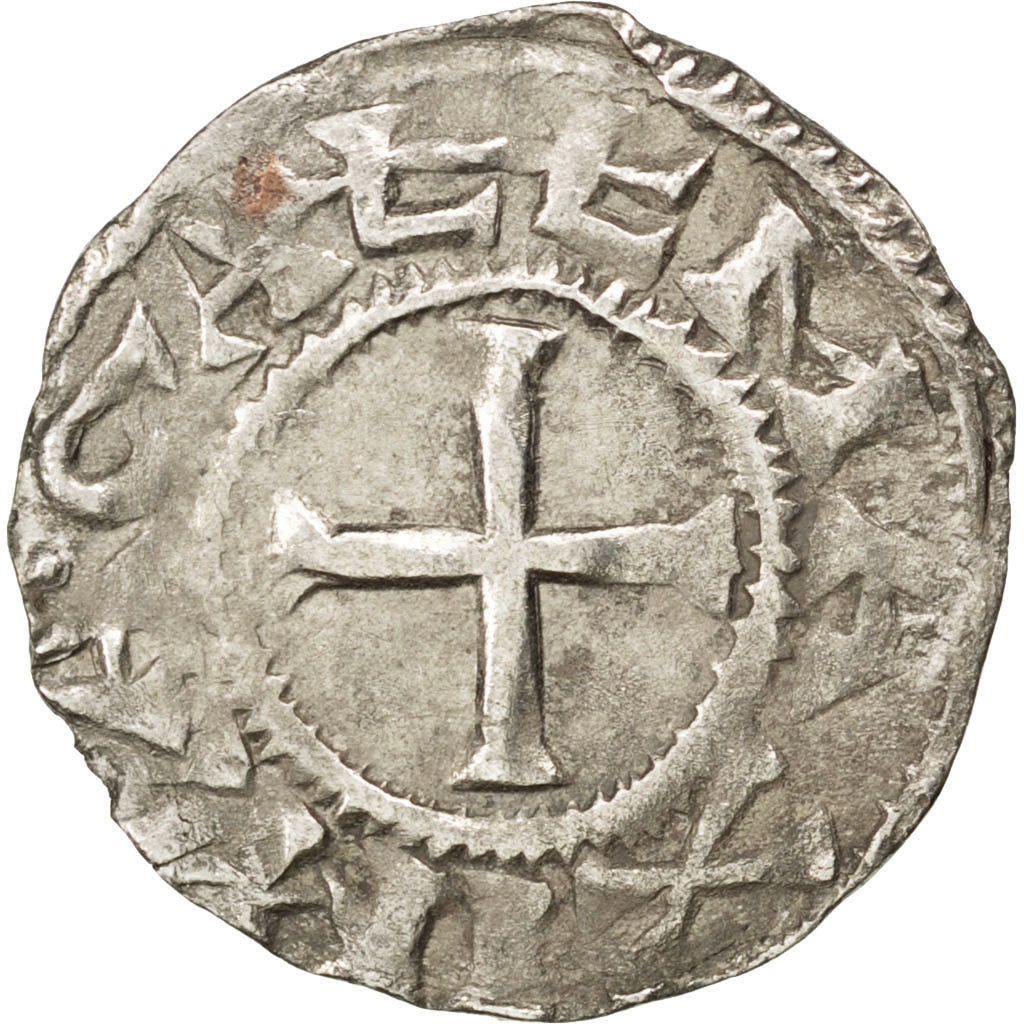 FRANCE, Denarius, Vienne, VF(30-35), Silver, 0.96