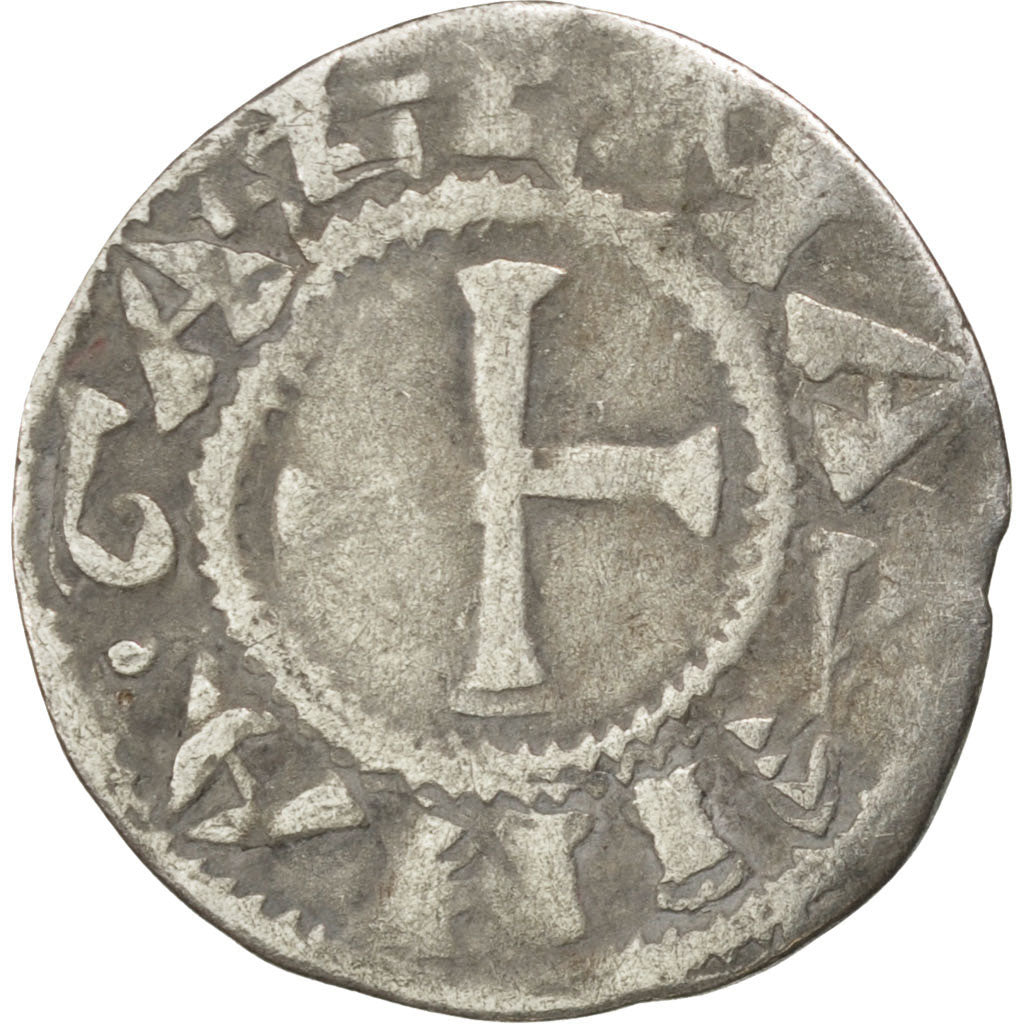 FRANCE, Denarius, Vienne, VF(30-35), Silver, 0.92