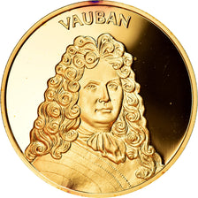 França, Medal, Vauban, La France du Roi Soleil, MS(63), Vermeil