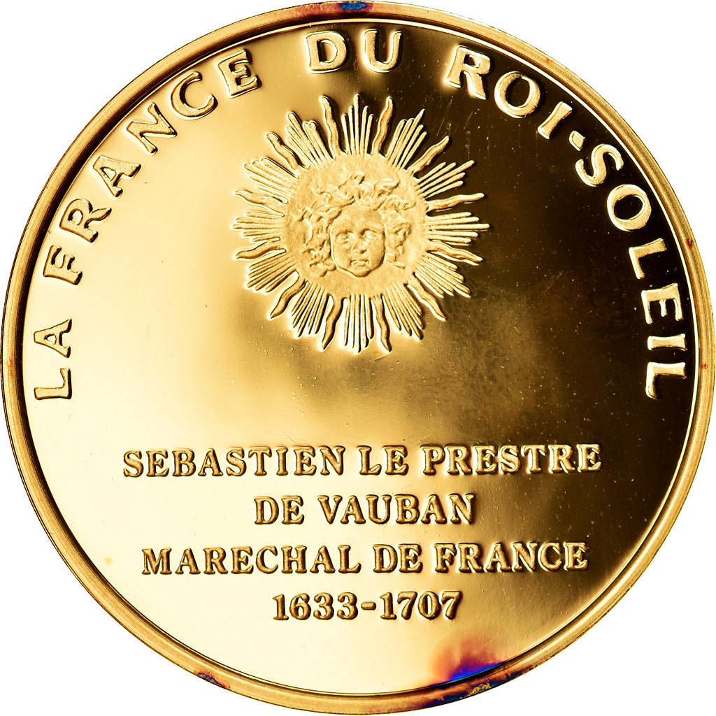França, Medal, Vauban, La France du Roi Soleil, MS(63), Vermeil