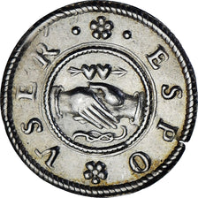 Francia, Denier à épouser, Collection Térisse, BB+, Argento, Terisse:D67