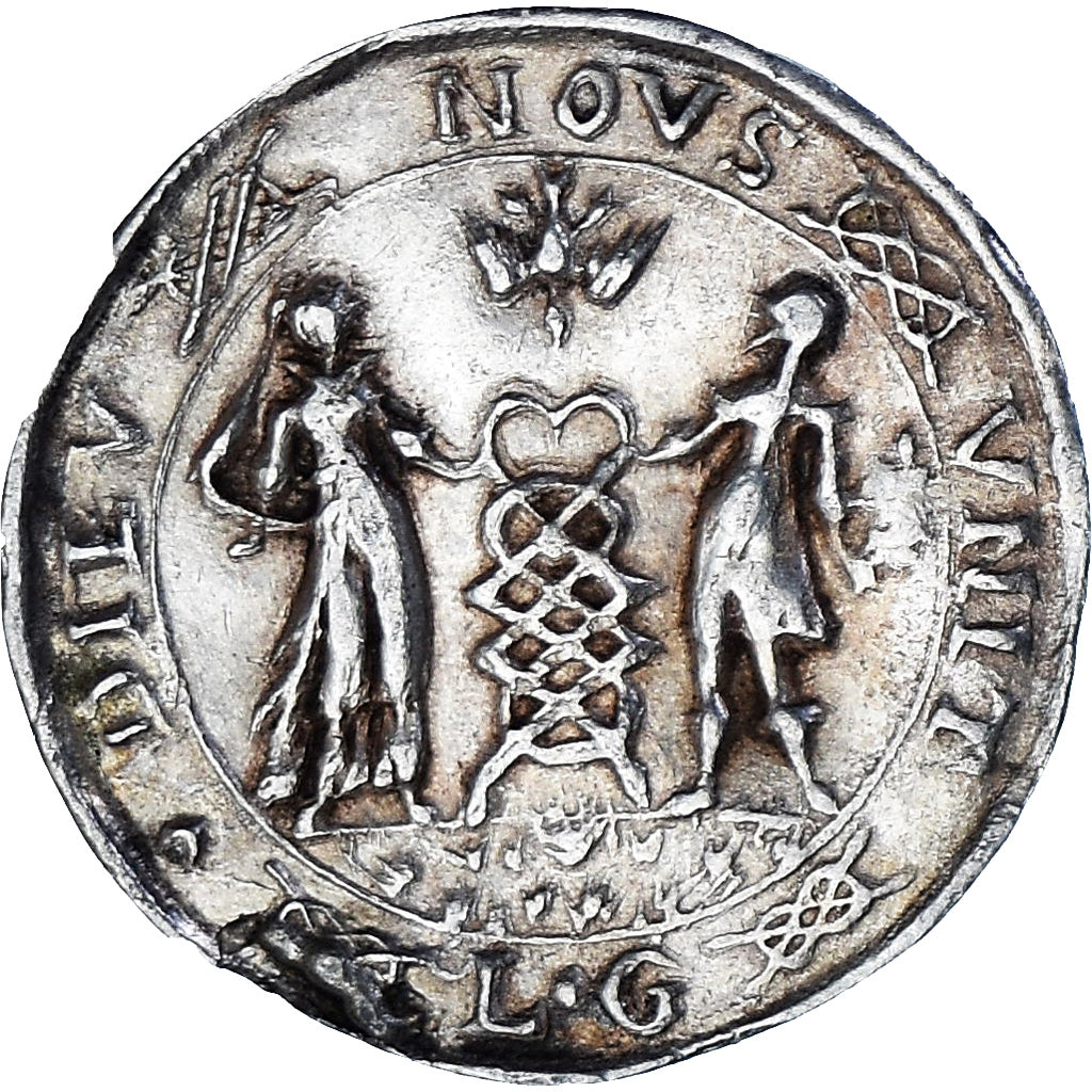 Frankrijk, Denier à épouser, Collection Térisse, ZF+, Zilver, Terisse:D62