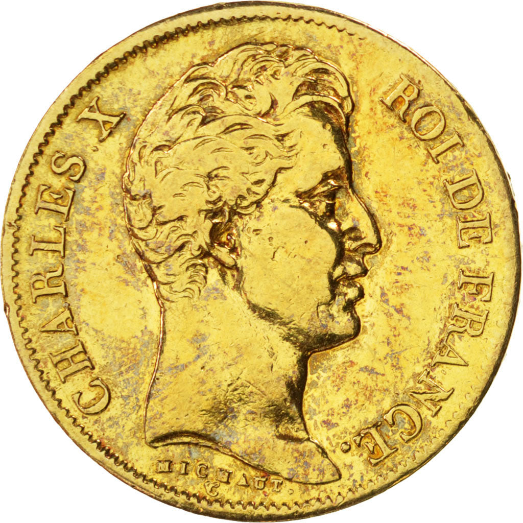 Charles X, 40 Francs or, 1830 A, Paris, Gadoury 1105