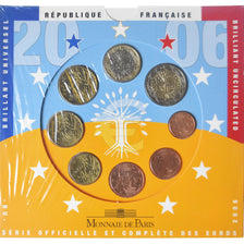 Francia, Coffret 1c. à 2€, 2006, Monnaie de Paris, BU, FDC, N.C.