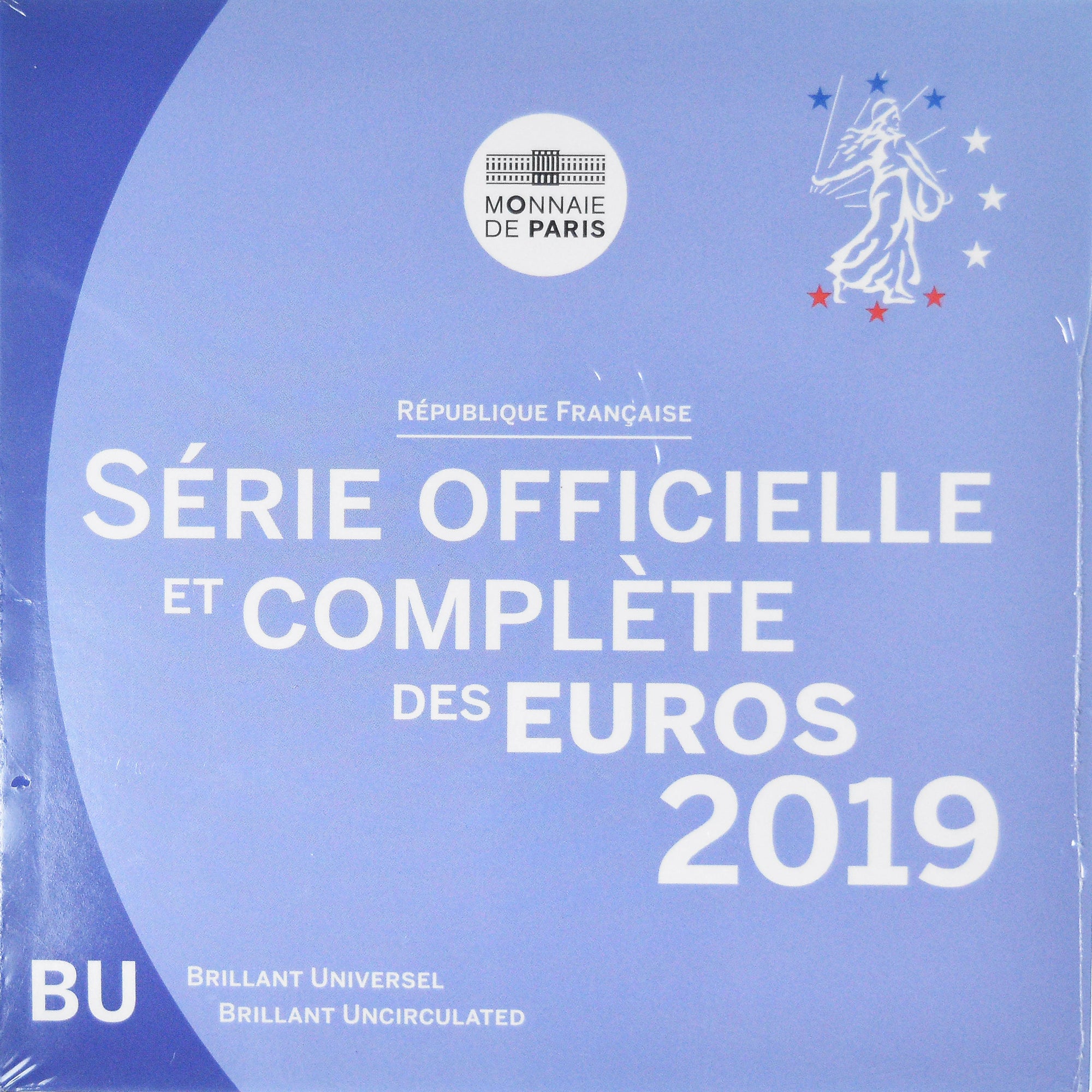 Frankrijk, Coffret 1c. à 2€, 2019, Monnaie de Paris, BU, FDC, n.v.t.