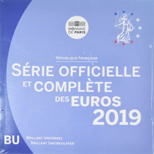 Frankrijk, Coffret 1c. à 2€, 2019, Monnaie de Paris, BU, FDC, n.v.t.