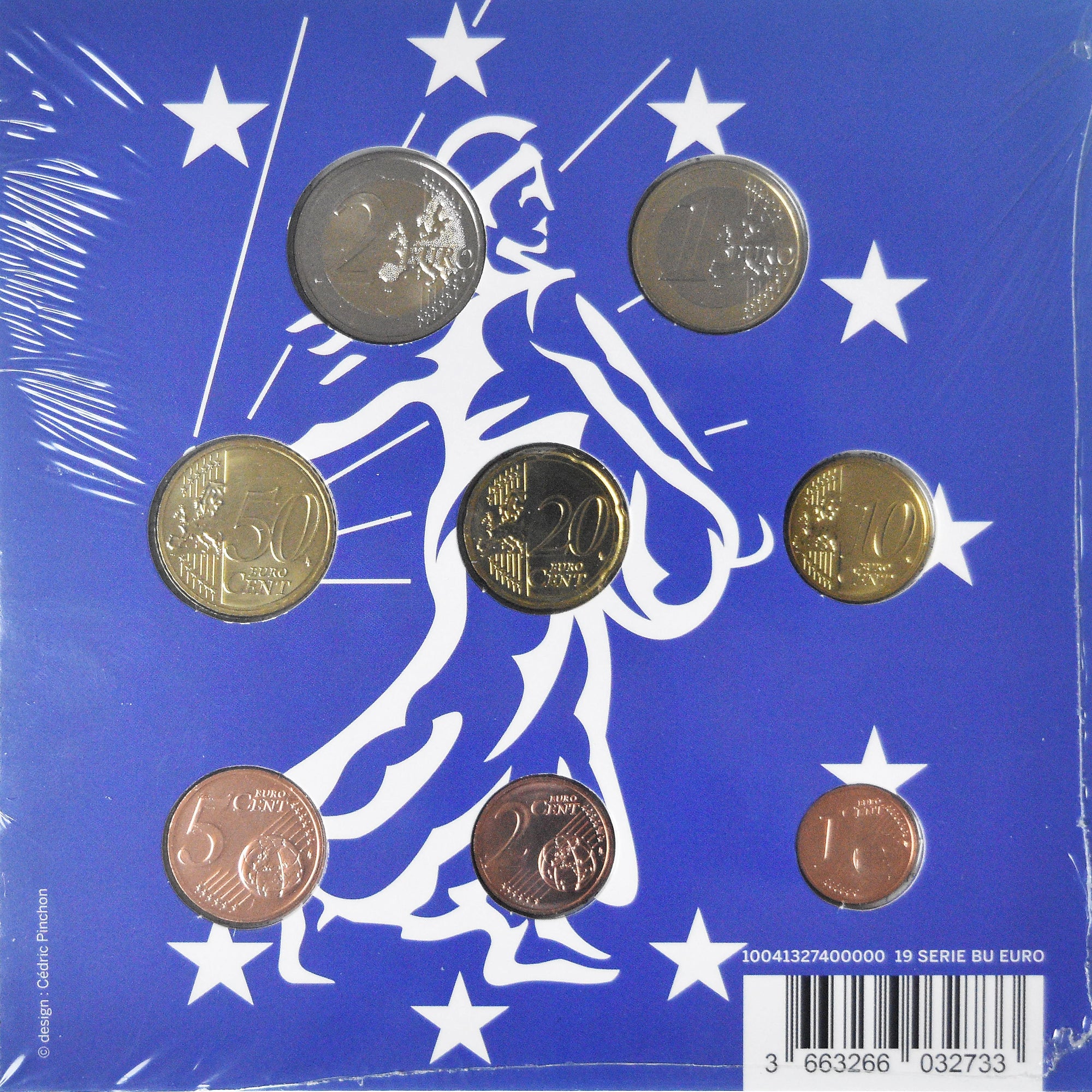 Frankrijk, Coffret 1c. à 2€, 2019, Monnaie de Paris, BU, FDC, n.v.t.