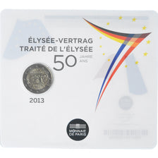 France, 2 Euro, 50 ans du traité de l'Élysée, 2013, Monnaie de Paris, BU