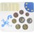 Allemagne, Coffret 1c. à 2€, 2003, Hambourg, UNC, FDC, Bimétallique