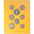 Rumanía, Coffret 1c. à 2€, 2004, unofficial private patterns, FDC, Sin