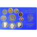 Coin, Germany, 1 pfennig to 5 mark, 1991, Karlsruhe, BE, MS(65-70)