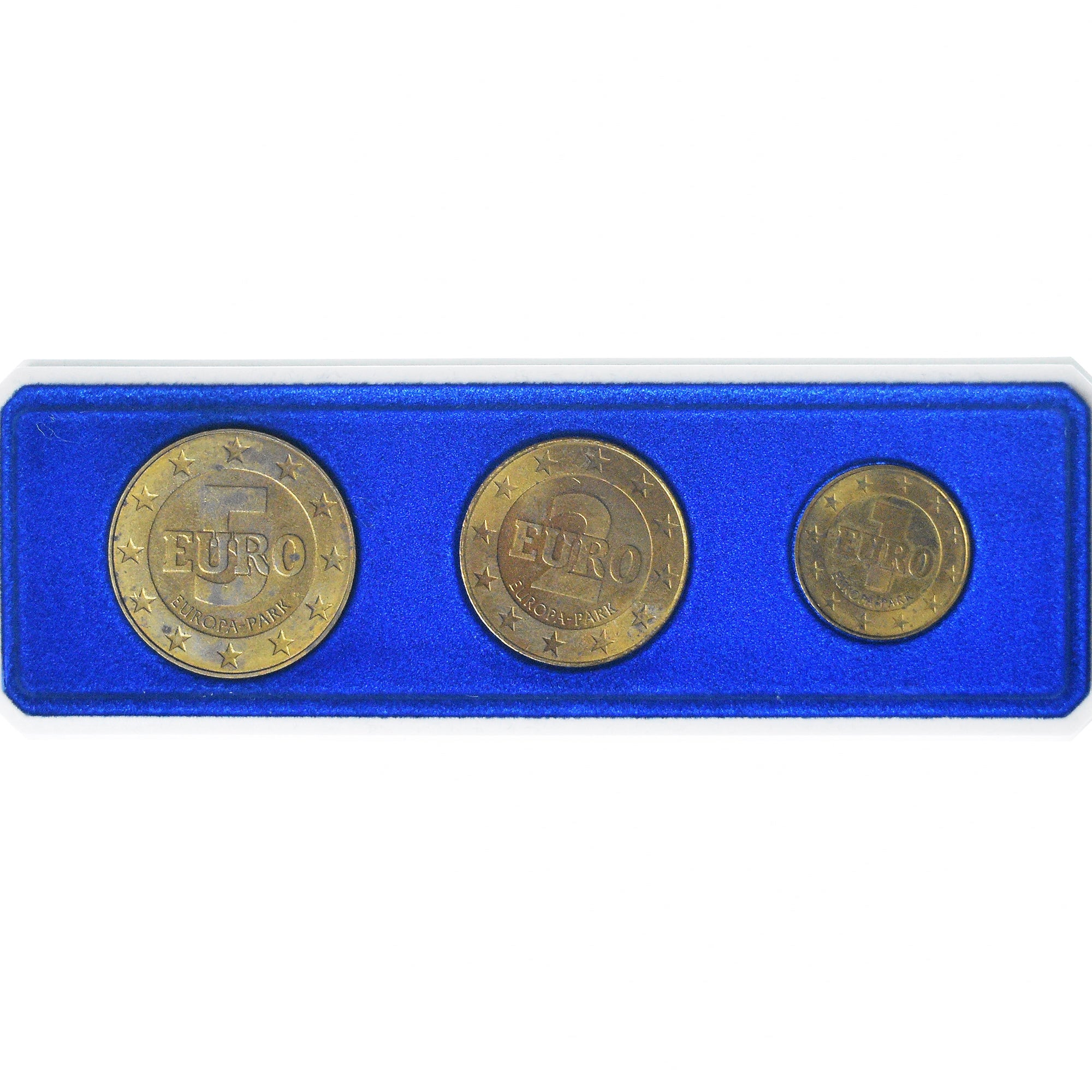 Allemagne, Token x 3, 1€ to 5€, 1997, Europa Park, SPL, Laiton