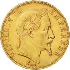 Second Empire, 50 Francs or Napoléon III tête laurée, 1864 A, Paris, Gadoury 111