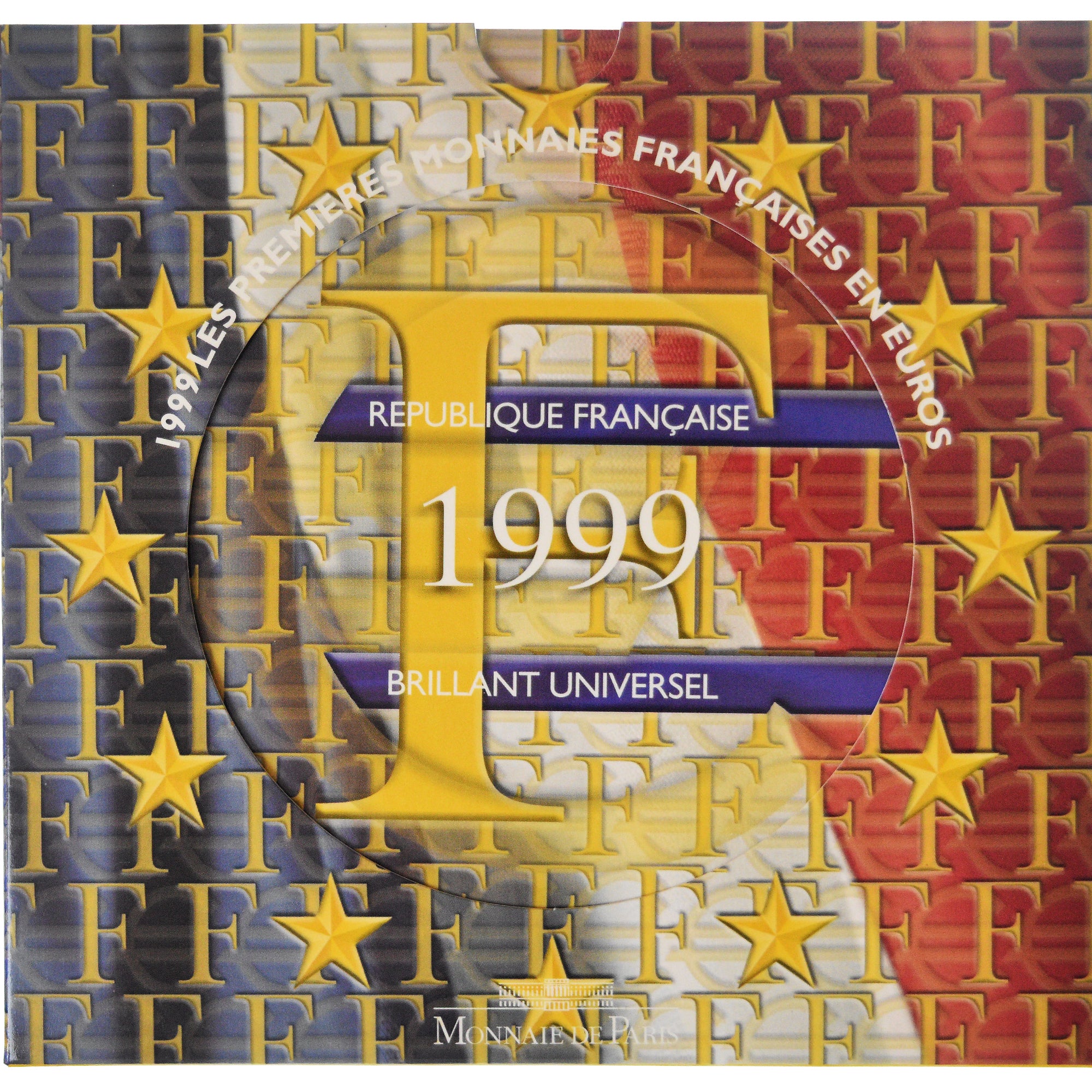 France, Coffret 1c. à 2€, 1999, Monnaie de Paris, BU, FDC