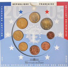 Frankrijk, Coffret 1c. à 2€, 2005, Monnaie de Paris, BU, FDC, n.v.t.