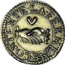 France, Denier à épouser, Collection Térisse, EF(40-45), Vermeil, Terisse:D80