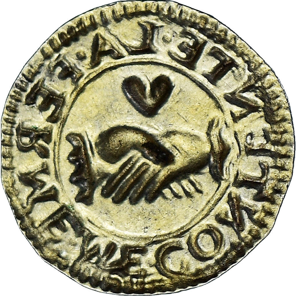 France, Denier à épouser, Collection Térisse, EF(40-45), Vermeil, Terisse:D80