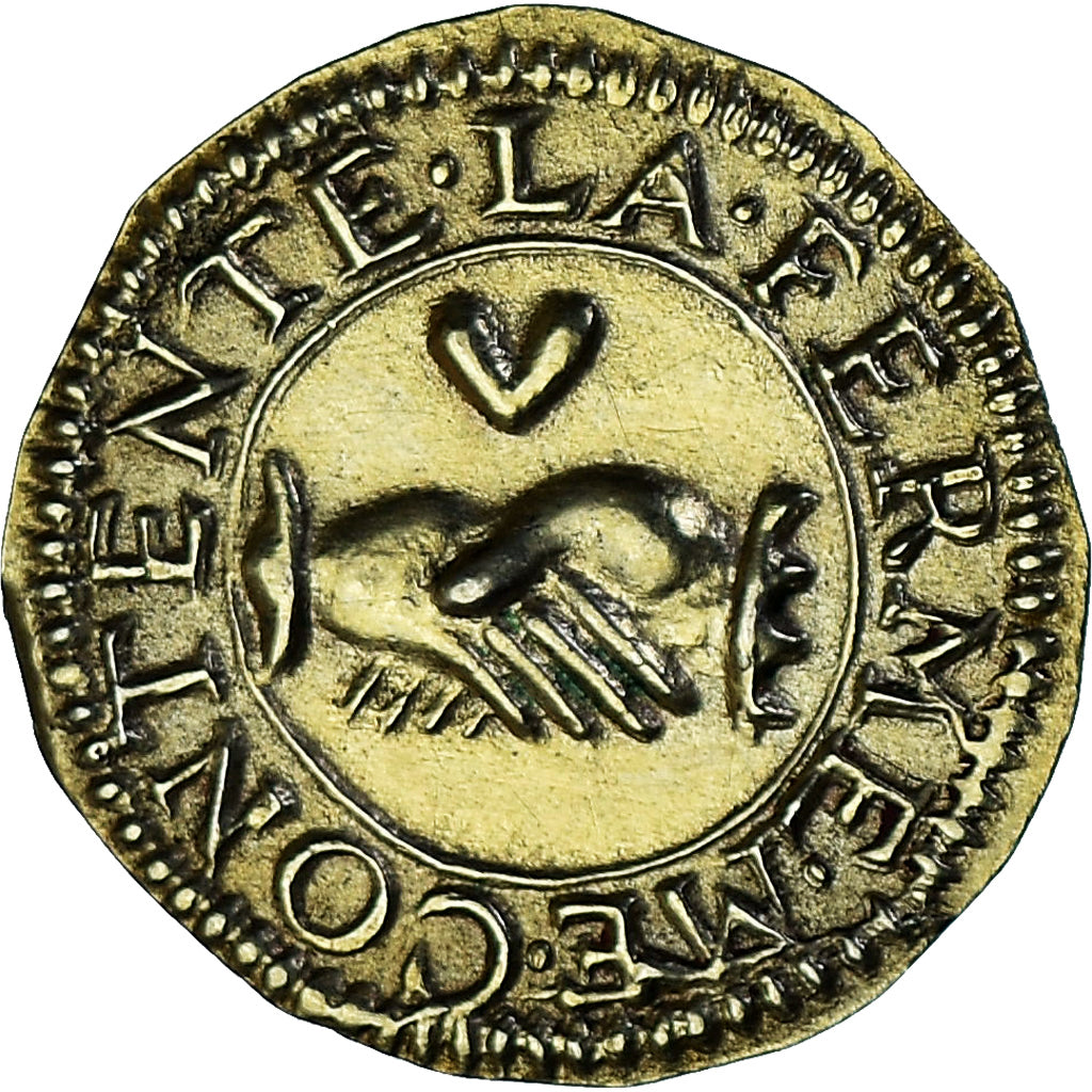 Francja, Denier à épouser, Collection Térisse, AU(55-58), Vermeil