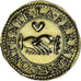 Francja, Denier à épouser, Collection Térisse, AU(55-58), Vermeil