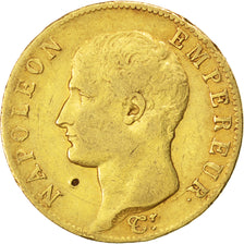 FRANCE, Napoléon I, 20 Francs, 1806, Paris, KM #674.1, VF(30-35), Gold, Gadoury 