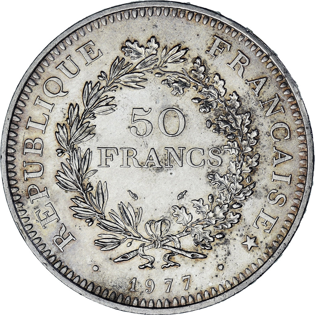 Monnaie, France, Hercule, 50 Francs, 1977, Paris, SUP+, Argent, Gadoury:882