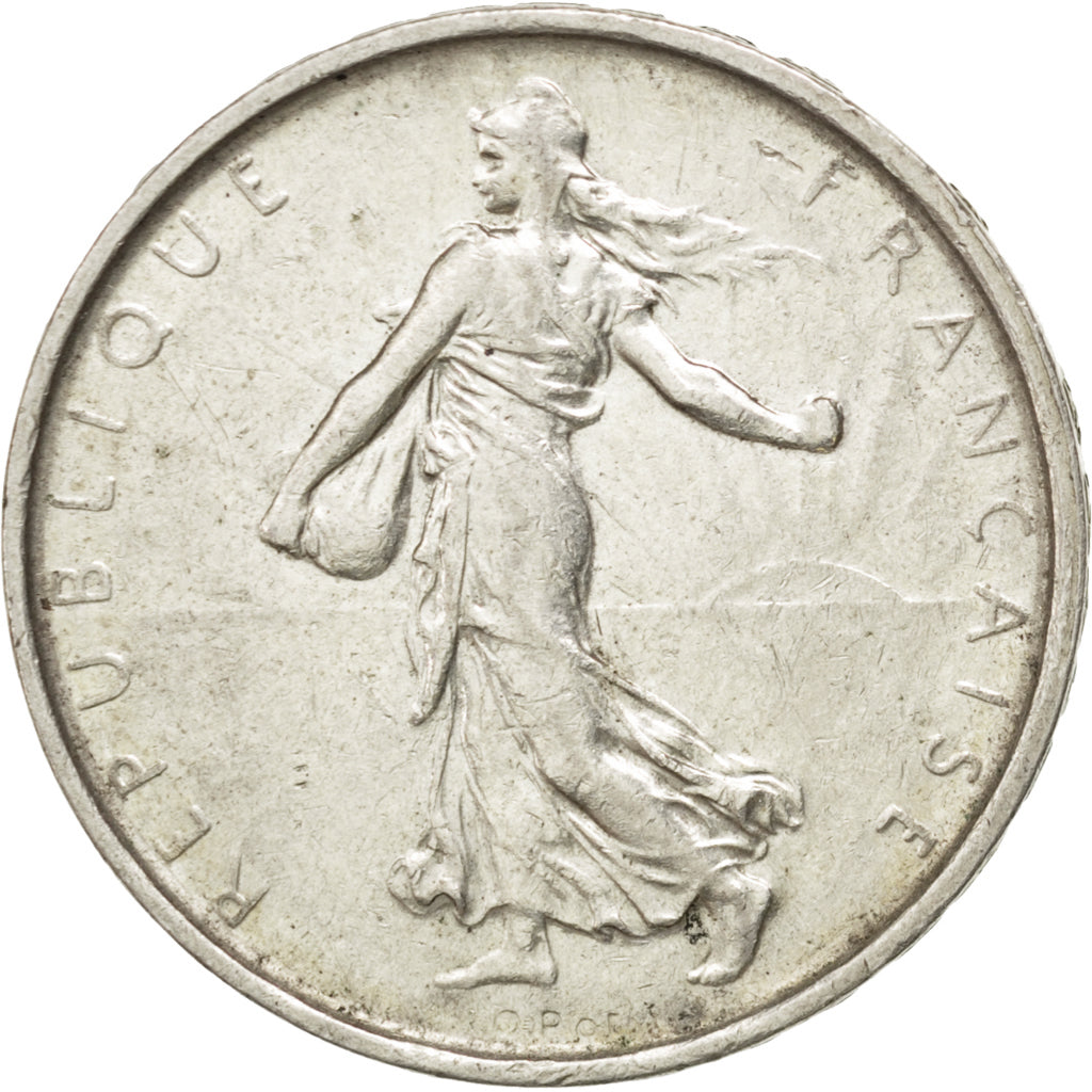 Vème République, 5 Francs Semeuse, 1967, Gadoury 770