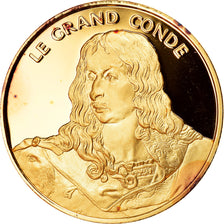 Frankreich, Medaille, Le Grand Conde, La France du Roi Soleil, UNZ, Vermeil