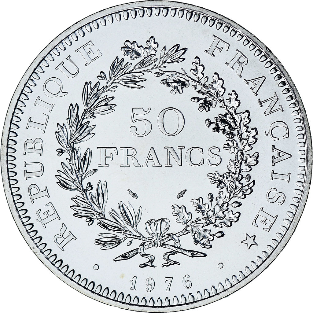 Monnaie, France, Hercule, 50 Francs, 1976, Monnaie de Paris, série FDC, FDC
