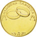 Coin, Cameroon, 7500 CFA-5 Africa, 2006, MS(63), Brass Gilt, KM:31a