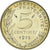 Moneta, Francia, Marianne, 5 Centimes, 1975, Monnaie de Paris, série FDC, FDC