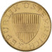 Coin, Austria, 50 Groschen, 1970, Vienna, Proof, MS(63), Aluminum-Bronze