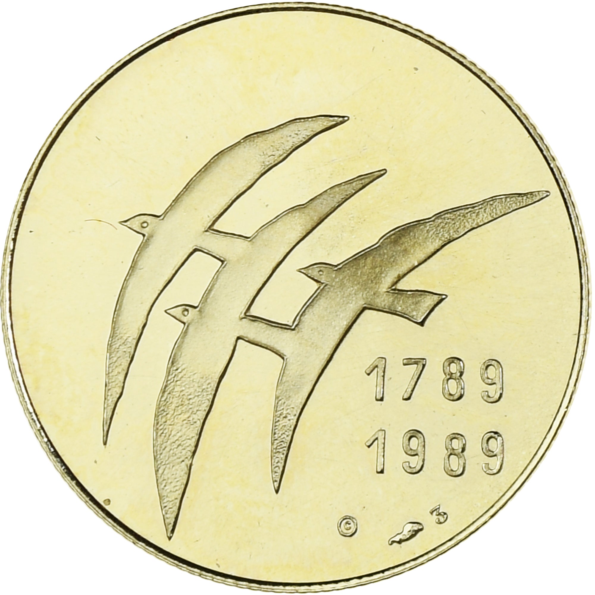 Frankrijk, Medaille, Révolution Française, Serment du Jeu de Paume, 1989