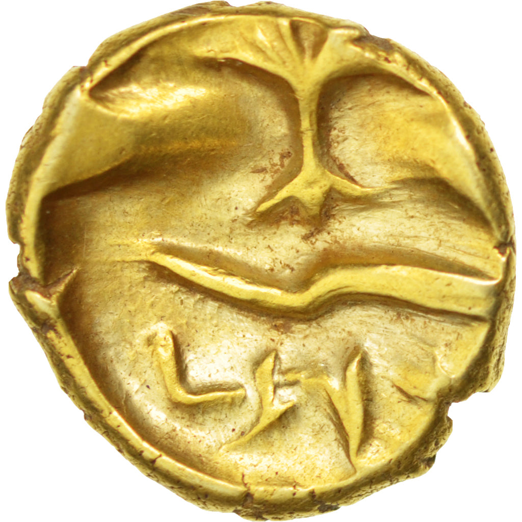Morini, 1/4 Stater, AU(55-58), Gold, Delestré #249, 1.50