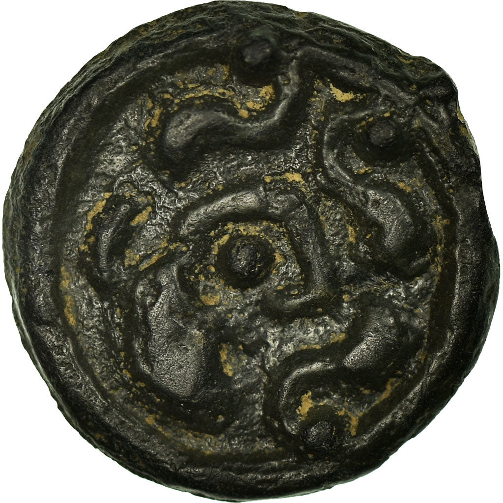 Coin, Suessiones, Potin, AU(50-53), Potin, Delestrée:530