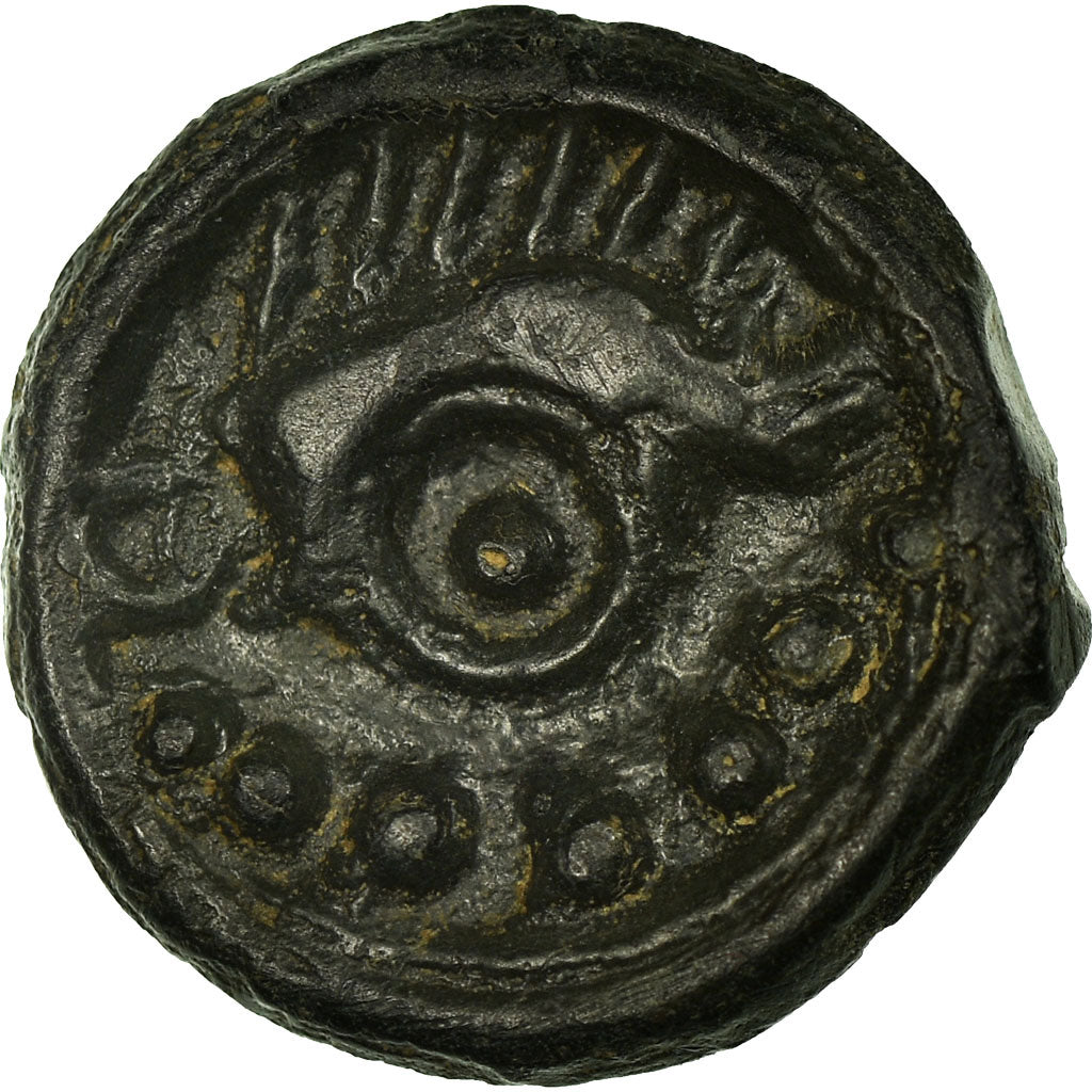 Coin, Suessiones, Potin, AU(50-53), Potin, Delestrée:530