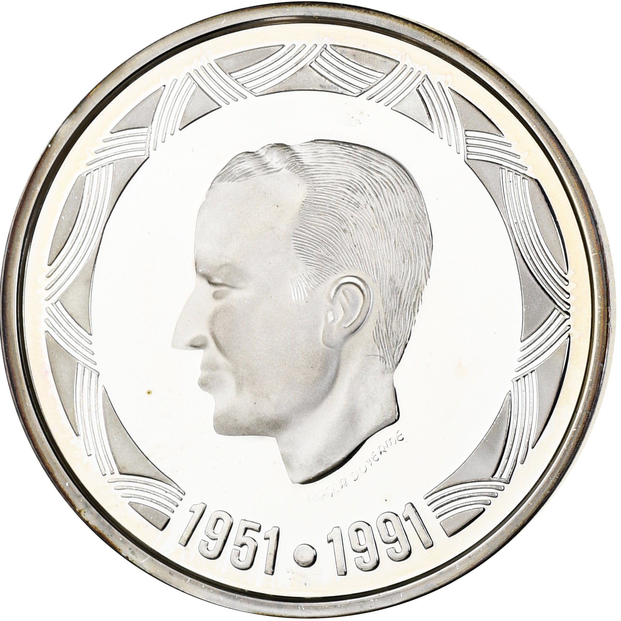 Coin, Belgium, Baudouin I, 500 Francs, 500 Frank, 1991, Brussels, BE, MS(65-70)