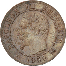 Francia, Napoleon III, Napoléon III, Centime, 1854, Lyon, SPL-, Bronzo, KM:7...