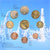 Finlande, Coffret 1c. à 2€ + jeton, Gold panning, 2003, Mint of Finland, FDC