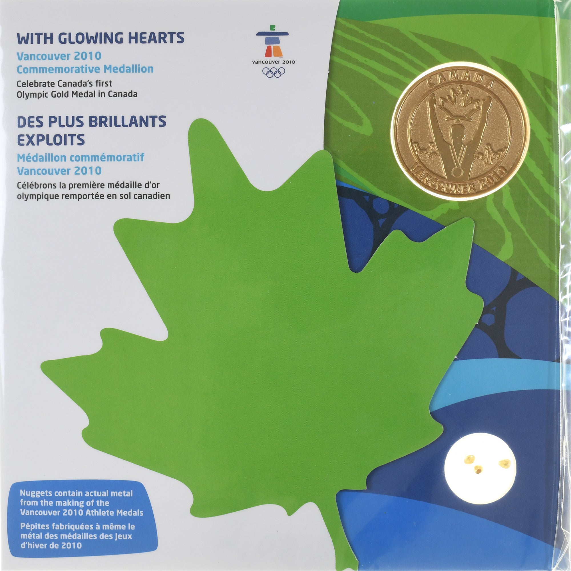Canada, Commemorative Medallion, Vancouver Winter Olympics, 2010, MS(65-70)