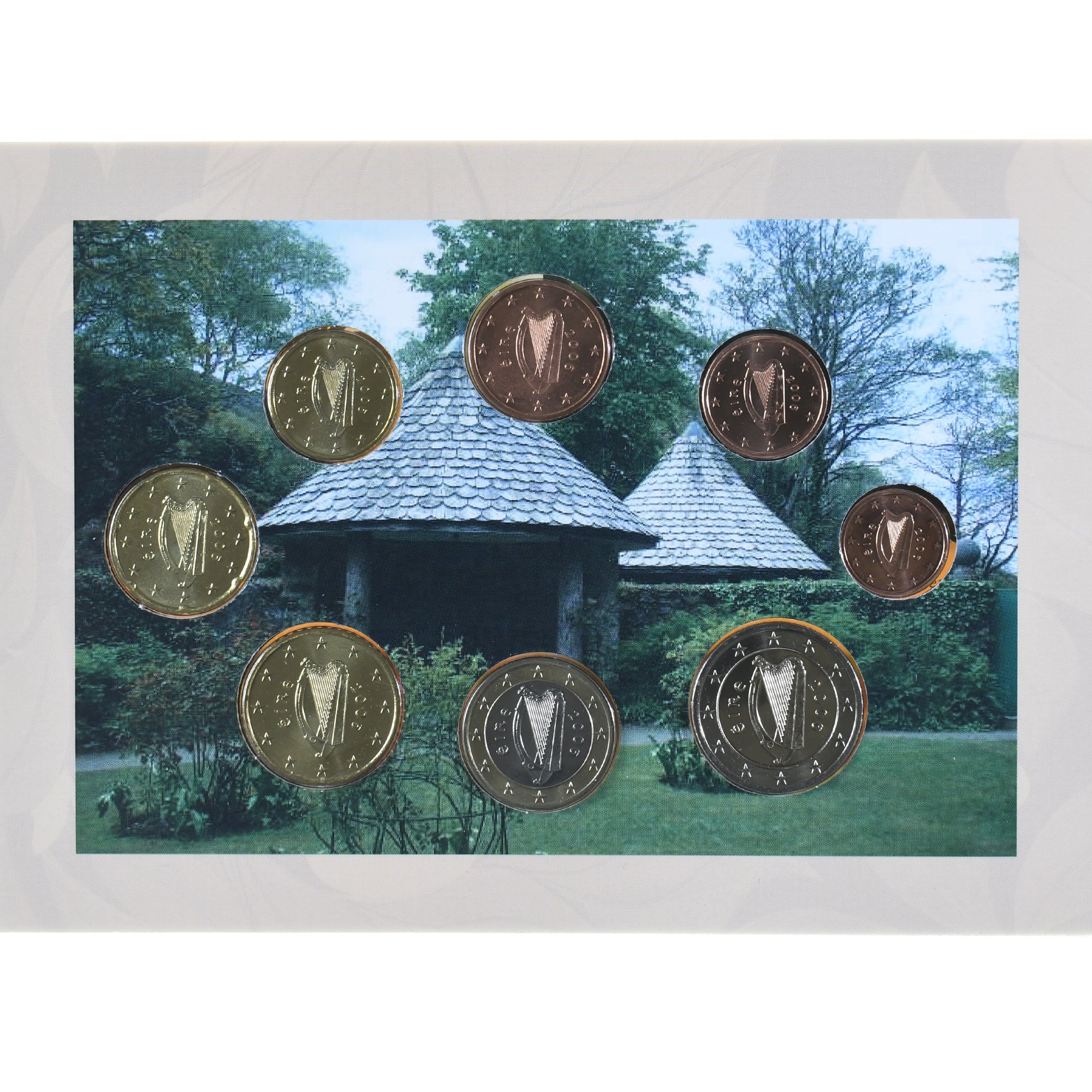 Ireland, Coffret 1c. à 2€, Glenveagh National Park and Castle, 2006, UNC