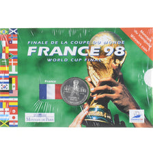 Münze, Frankreich, Finale France-Brésil, 5 Francs, 1998, Monnaie de Paris, BU