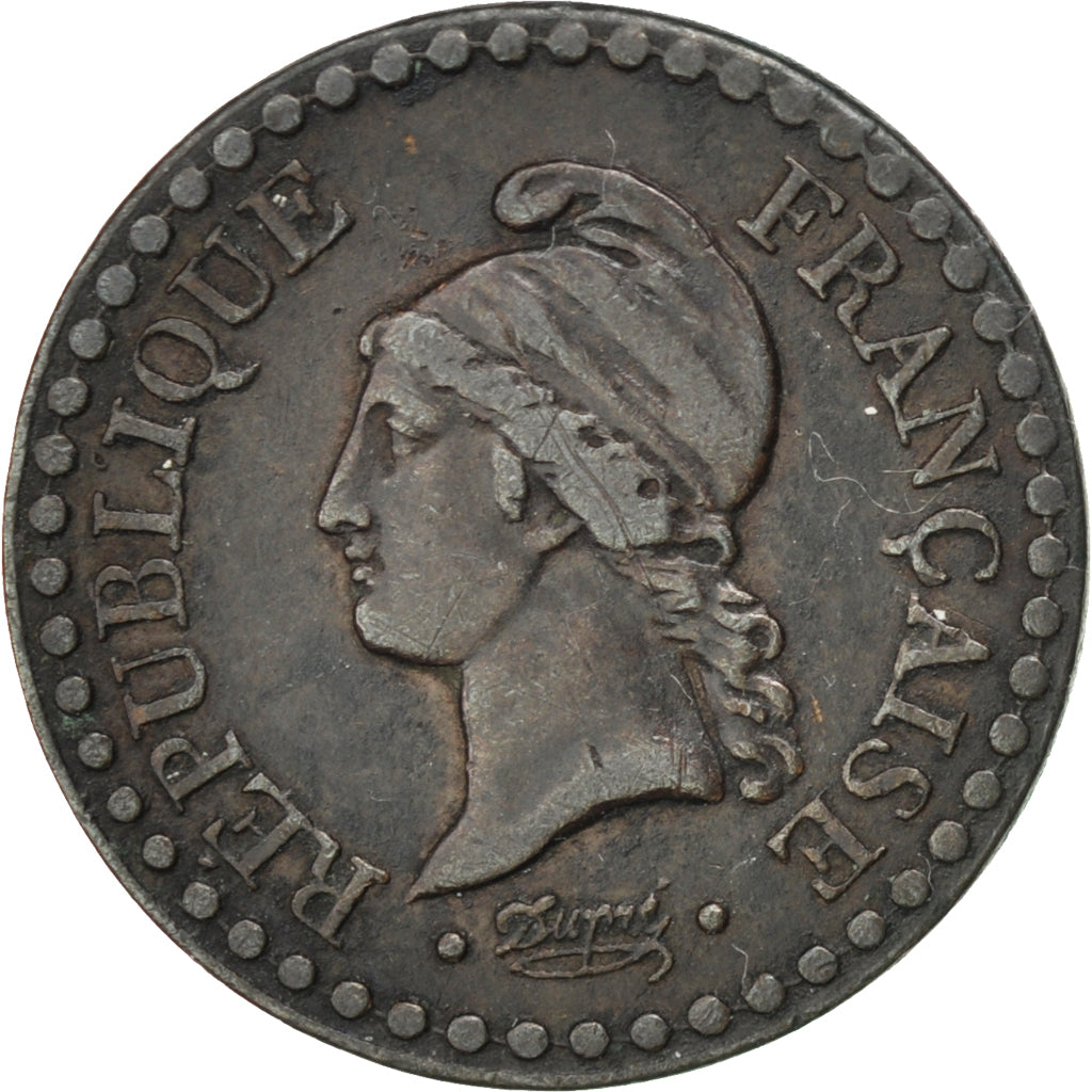 FRANCE, Dupré, Centime, 1848, Paris, KM #754, EF(40-45), Bronze, Gadoury #84, 1.